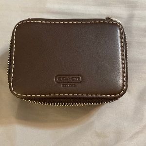 Coach leather medicine case